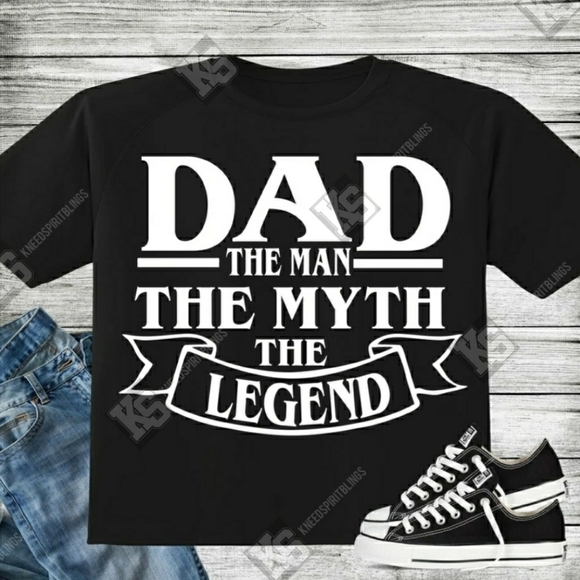 Dad the‎ Man the Myth the Legend Tee - Picture 1 of 2